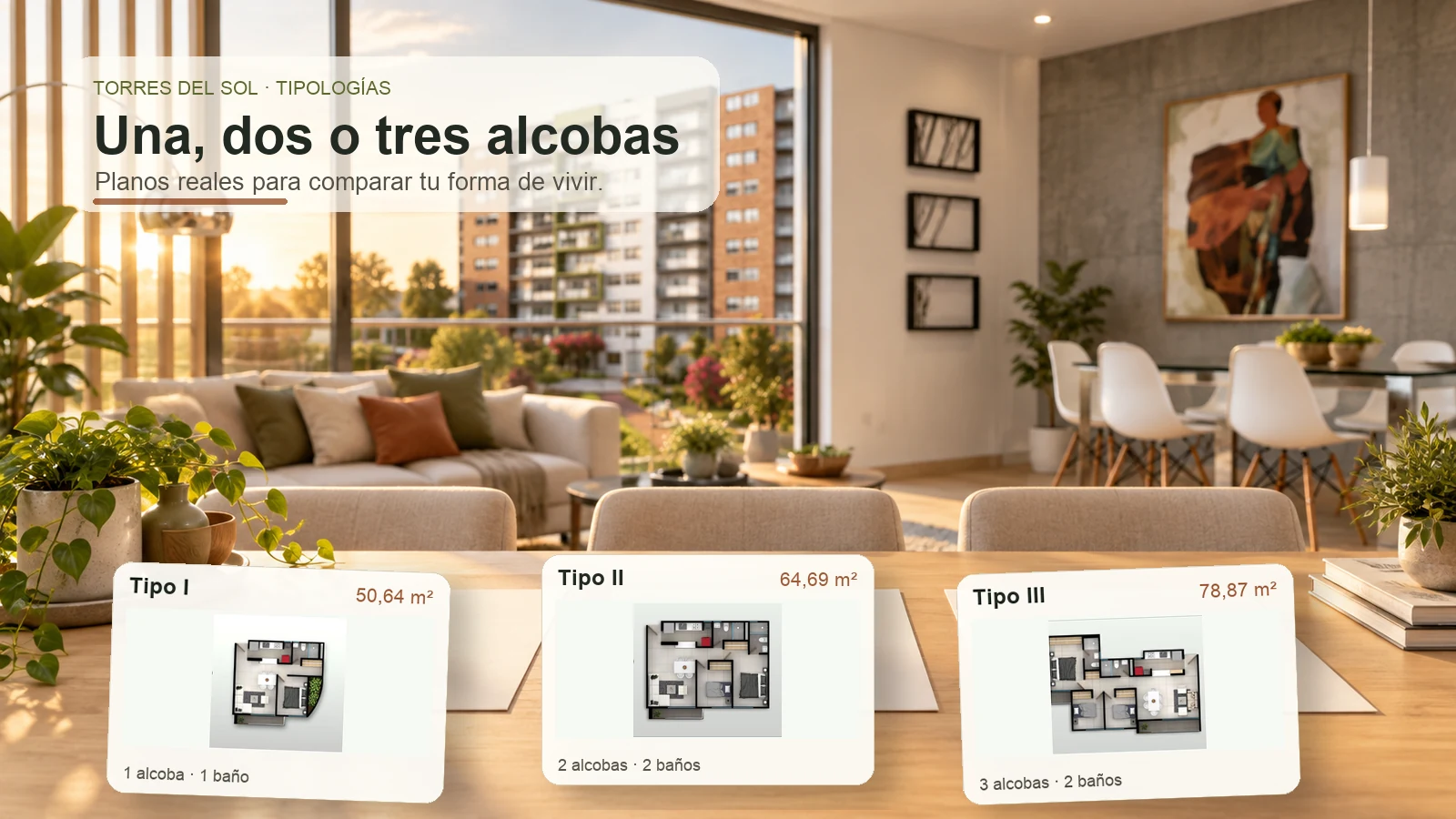 ¿Una, dos o tres alcobas? Cómo elegir apartamento en Villavicencio
