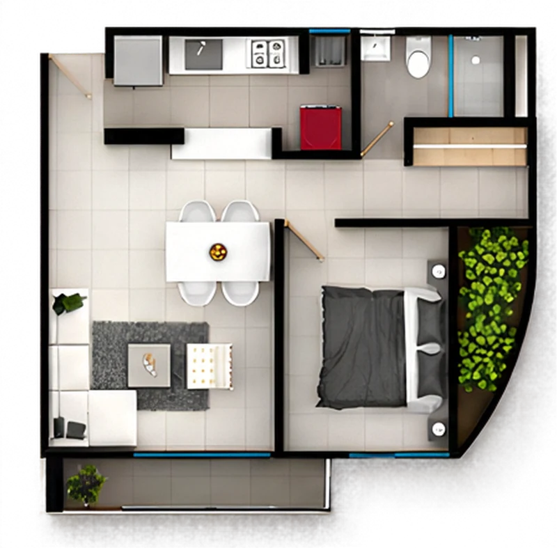 Plano del apartamento Tipo I
