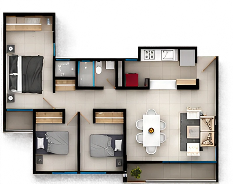 Plano del apartamento Tipo III